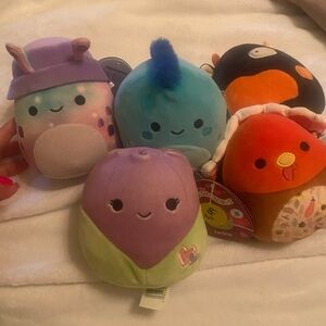 5 Brand newColorful Plush Toy Set